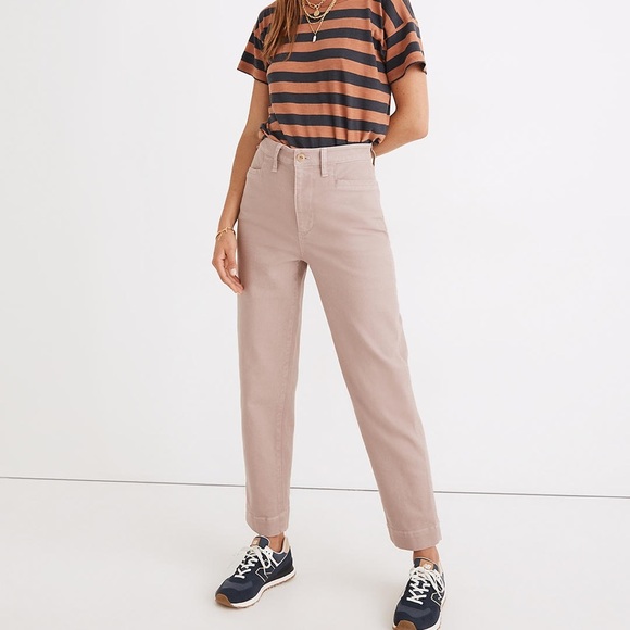 Madewell Slim Emmett Tapered Pants - Picture 1 of 7